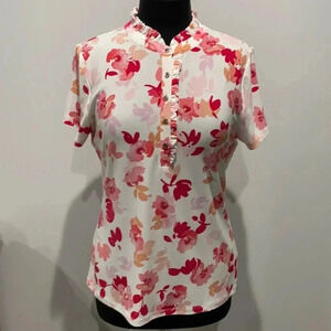 Tommy Hilfiger  | Short Sleeve Floral Blouse